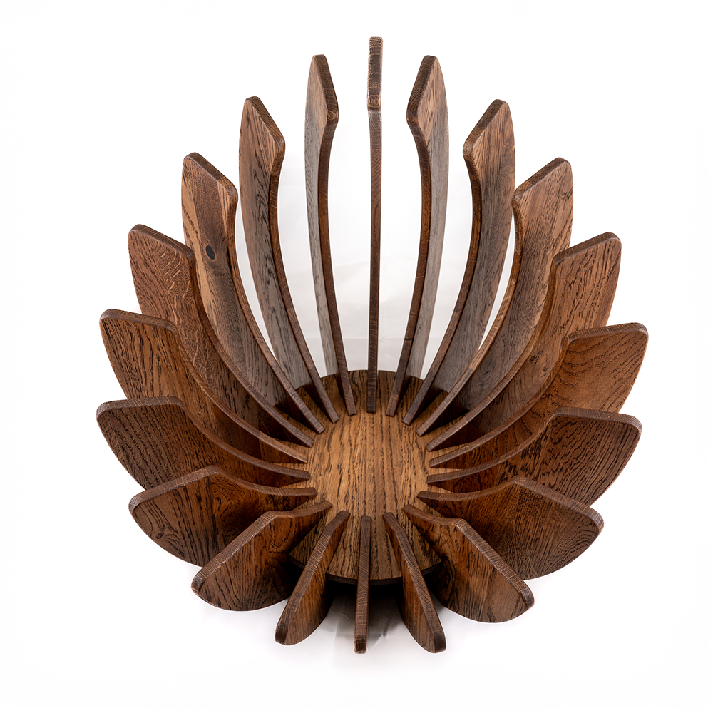 BIG LEAF Ø50cm | LYSESTAGE/SKULPTUR | MASSIVT EGETRÆ