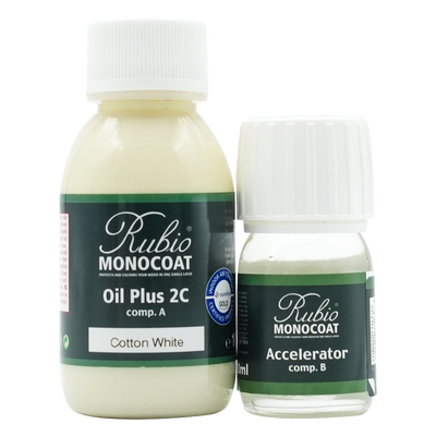 RUBIO MONOCOAT OLIE PLUS 2C | COTTON WHITE