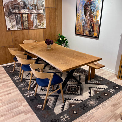 PLANKEBORD | EGETRÆ | 230CM X 96-102CM ca.