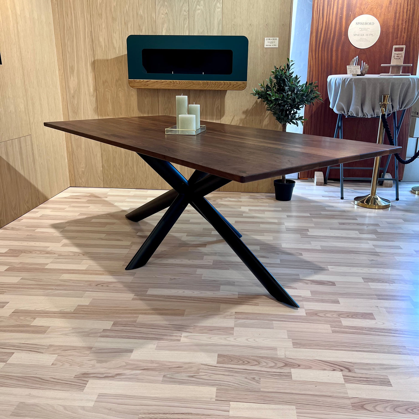 Plankebord | Amerikansk Valnød | 200cm x 100cm