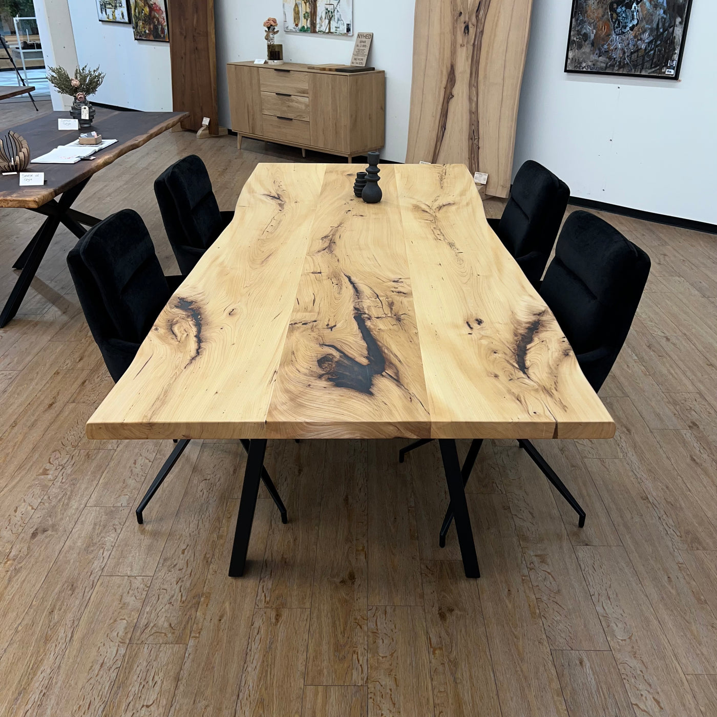 PLANKEBORD | ELMETRÆ | 240CM X 94-102CM