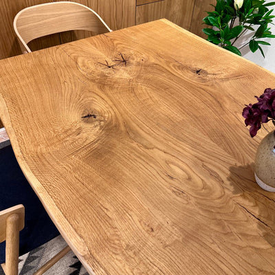 bordet er overfladebehandlet med Rubio Monocoat naturolie