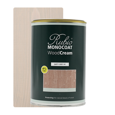 Woodcream Dirty Grey, overfladebhandler 1 liter 