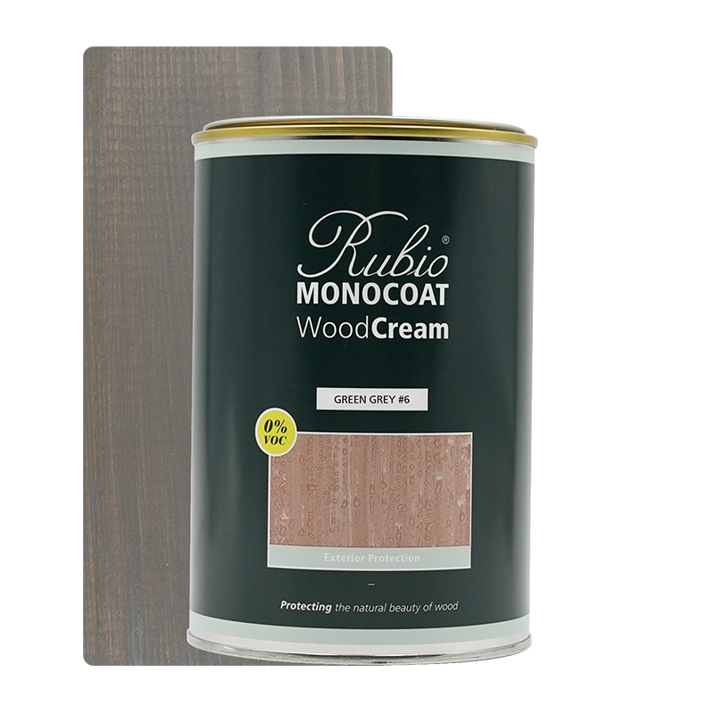 Woodcream Green Grey, overfladebhandler 1 liter