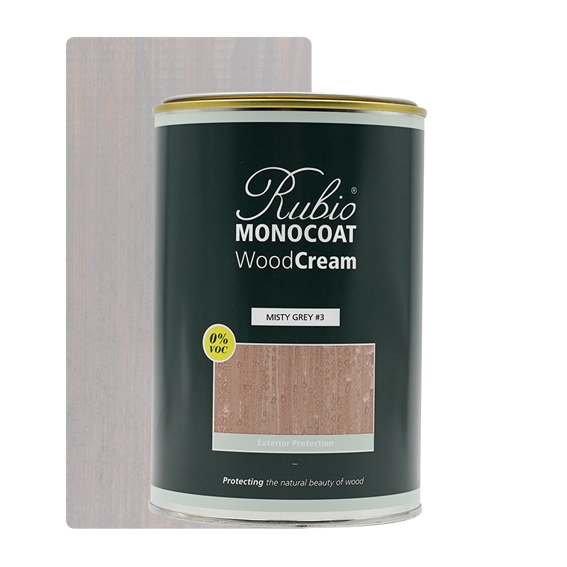 Woodcream Misty Grey, overfladebhandler 1 liter