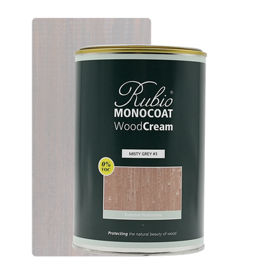 Woodcream Misty Grey, overfladebhandler 1 liter