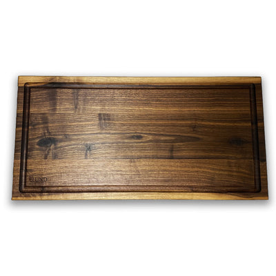 Skærebræt Elegant | m. saftrille | Amerikansk valnød | 50x25cm