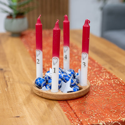 Lysestage - Adventsstage - Egetræ
